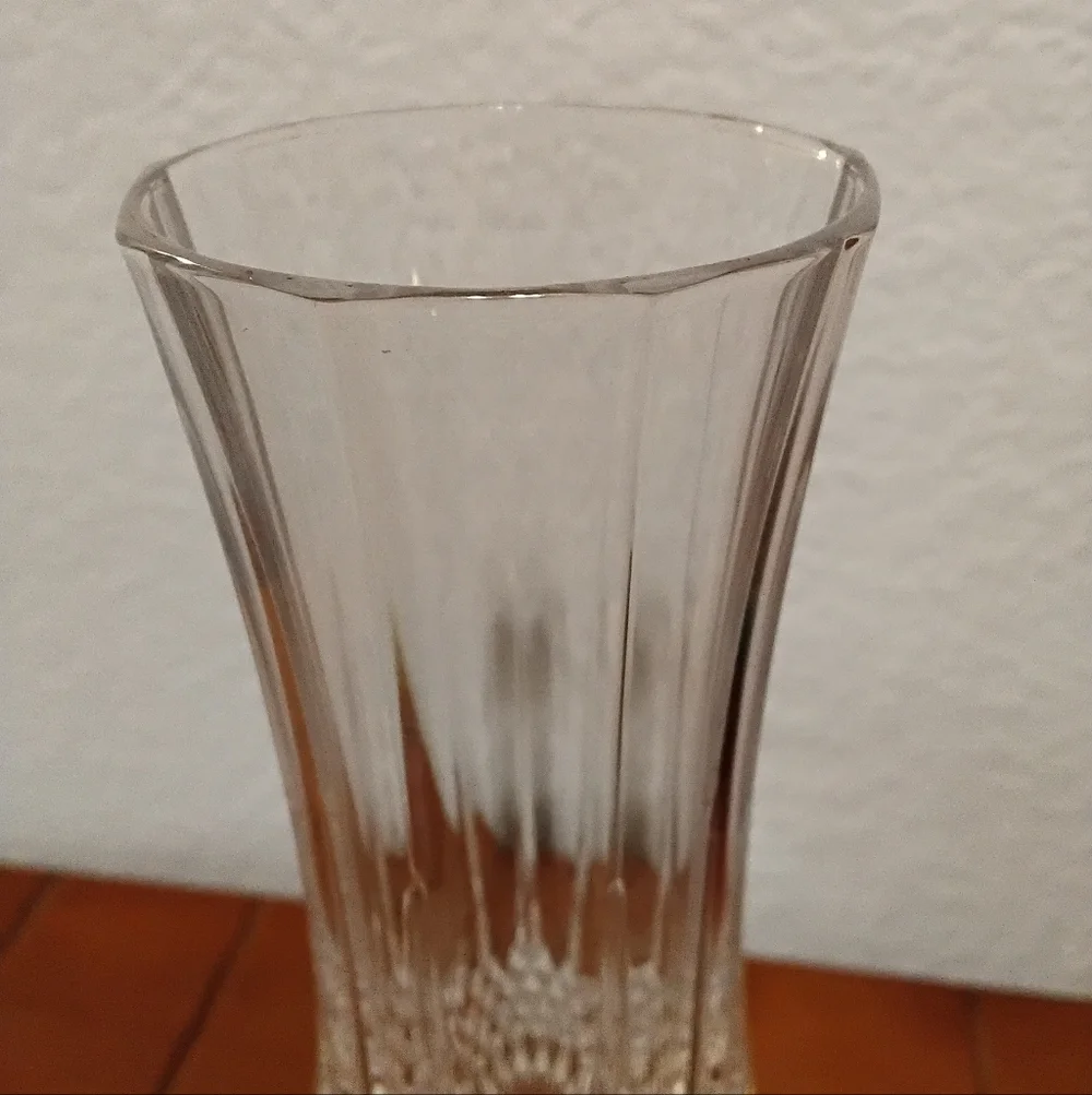 Vintage Cristal d'Arques 6 Longchamp Champagne Flutes French Diamond Cut Crystal